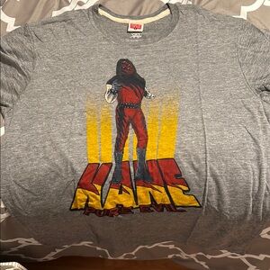 Homage KANE Gray Graphic T-Shirt with Red and Yellow Design